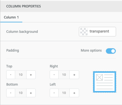 email borders and padding