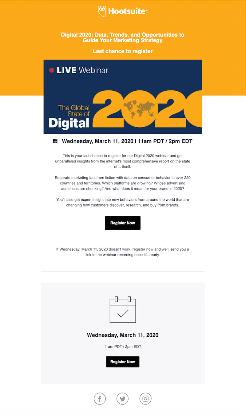 webinar email marketing